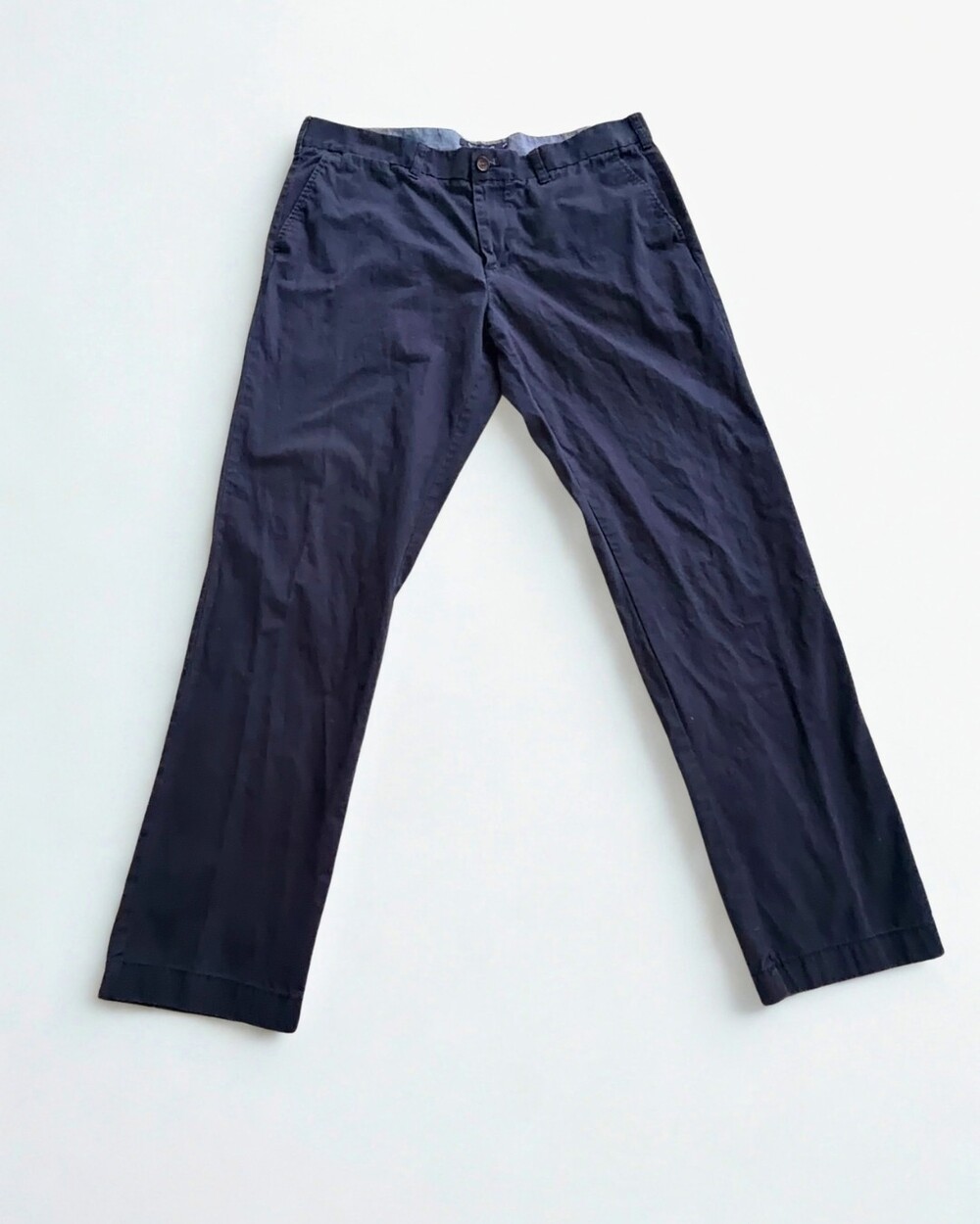 Tommy Hilfiger Tailored Fit Chino Pants 38x34 Navy Mens